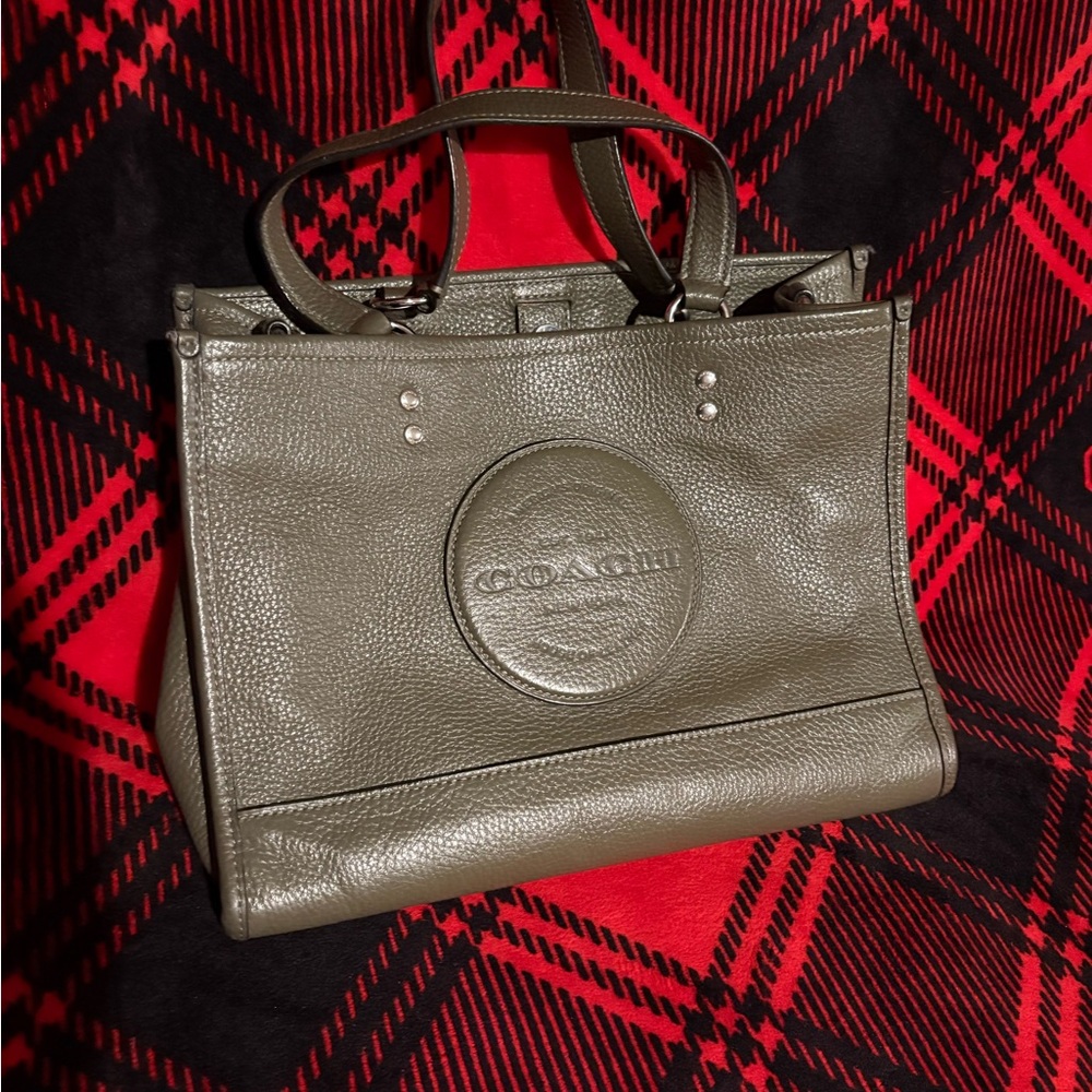 Coach Olive Green Medium Tote